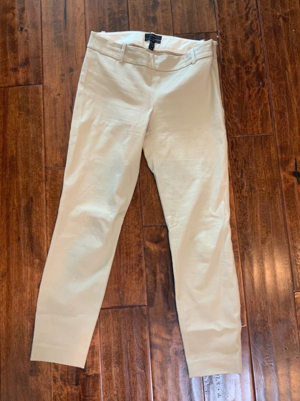 J. Crew Tan Khaki Minnie Cropped Ankle Pants, Size 0